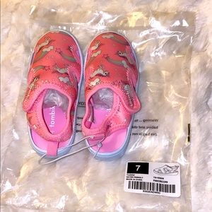 tombik Toddler Cute Aquatic Water Shoes Girls Beach Sandals Size toddler 7